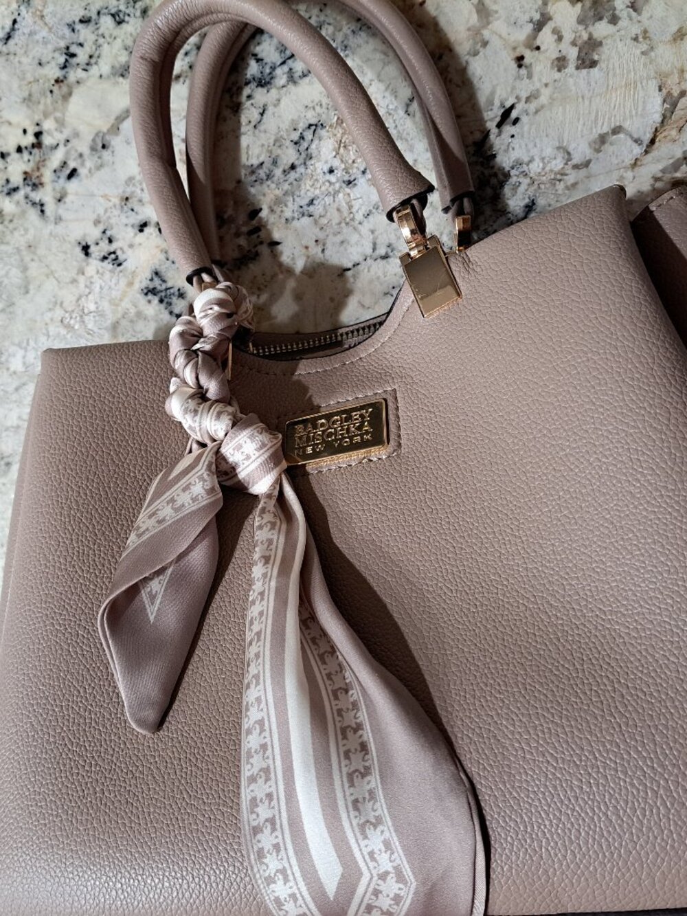 Bradley Mischka Tan Bag